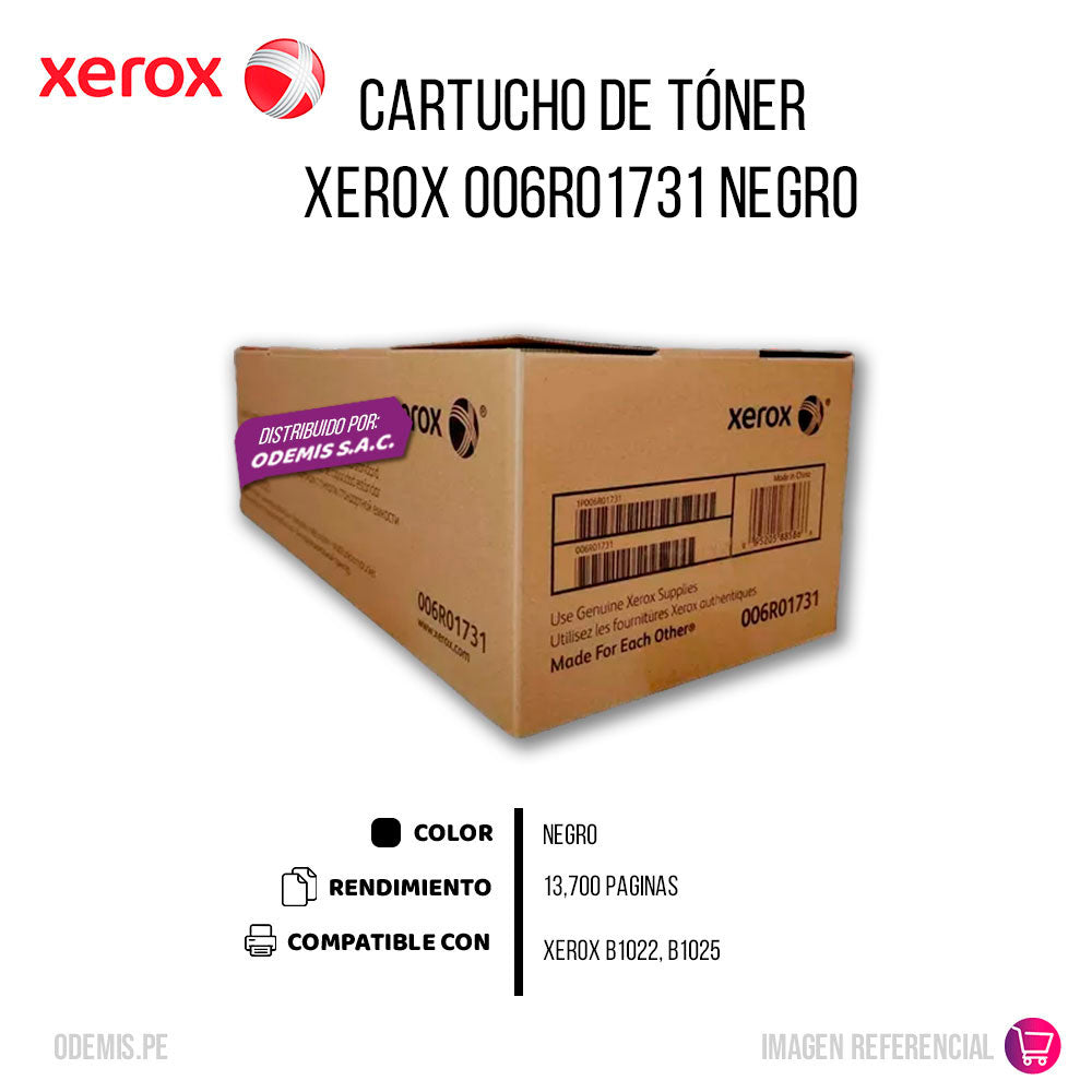 Toner Xerox 006R01731 Negro 13,700 Pág. 1025 Original