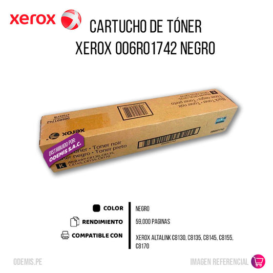 Toner Xerox 006R01742 Black 36K Pág. C8170 Original