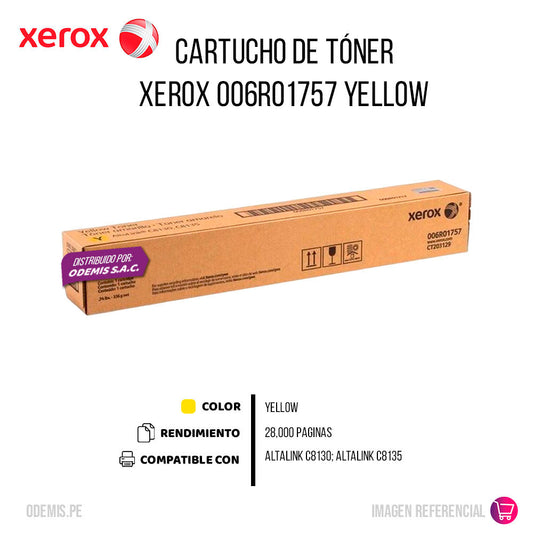 Toner Xerox 006R01757 Yellow 28K Pág. C8170 Original