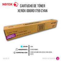Toner Xerox 006R01759 Cian 28K Pág. C8130 Original