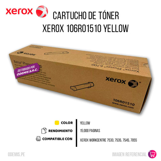 Toner Xerox 006R01510 Yellow 15K Pág. 7855 Original