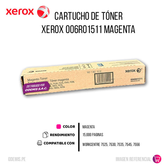 Toner Xerox 006R01511 Magenta 15K Pág. 7855 Original