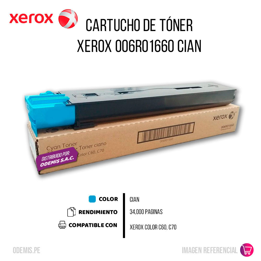 Toner Xerox 006R01660 Cian 34K Pág. C70 Original