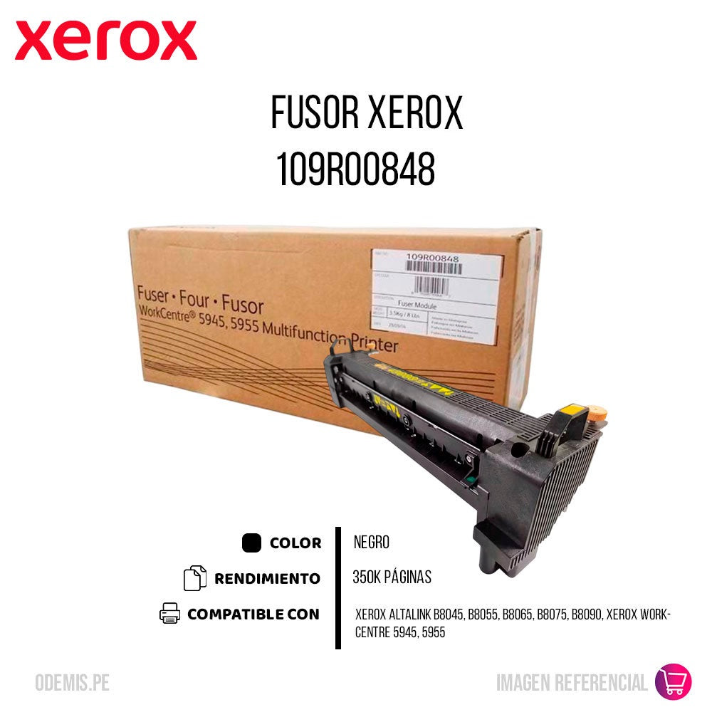 Fusor Xerox 109R00848 350K Pág. B8000 Original