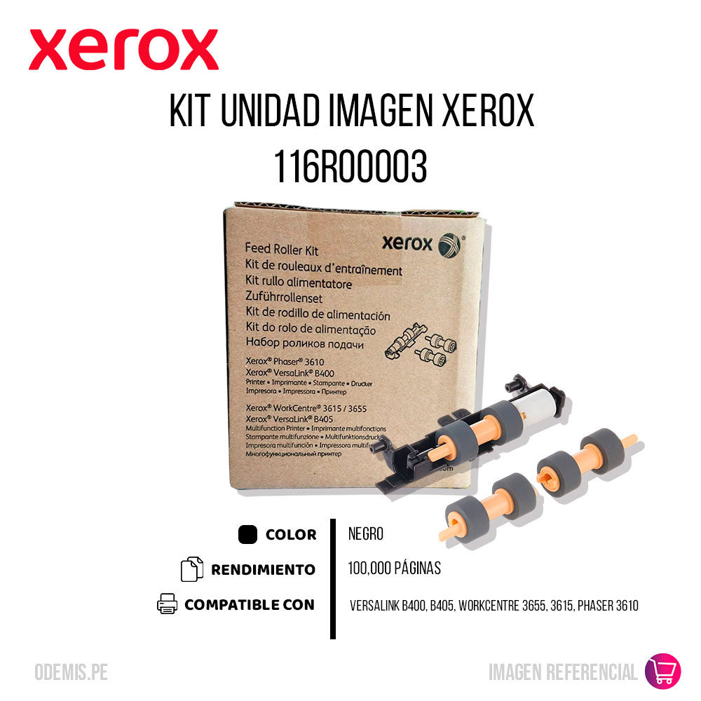 Kit Unidad Imagen Xerox 116R00003 100K Pág. 3610 Original