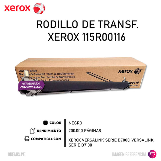 Rodillo De Transf. Xerox 115R00116 200K Pág. 5955 Original