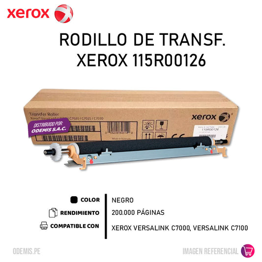Rodillo De Transf. Xerox 115R00126 200K Pág. C7000 Original
