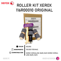 Roller Kit Xerox 116R00010 100K Pág. B600 Original