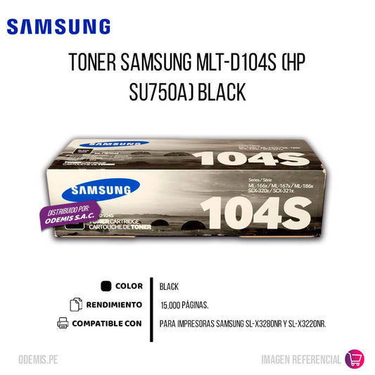 Toner Samsung Mlt-D104S (Hp Su750A) 1,500 Pag