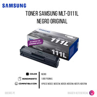 Toner Samsung Mlt-D111L Negro 1800 Pág. M2022 Original