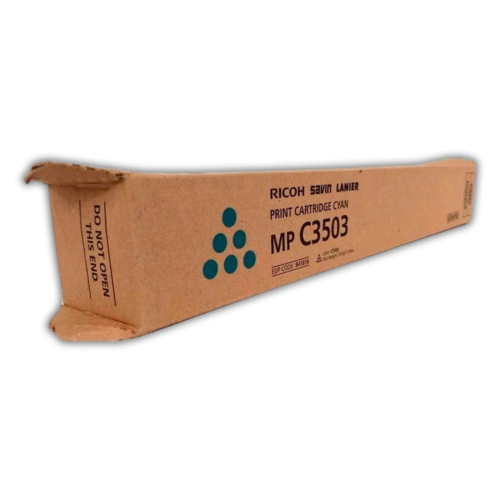 Toner Ricoh 841816 Cyan 18K Pág. MP C3003 Original