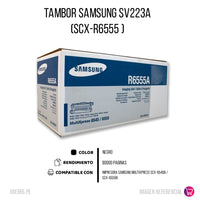 Tambor Samsung Sv223A Negro SCX-R6555 80K Pág. Original