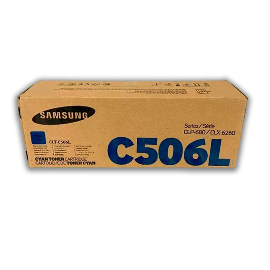 Toner Samsung Clt-C506L Cyan 3500 Pág. CLP-680DW Original