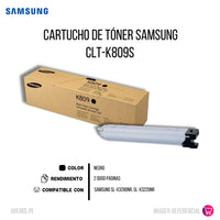 Toner Samsung Clt-K809S Negro 20K Pág. CLX-9201ND Original