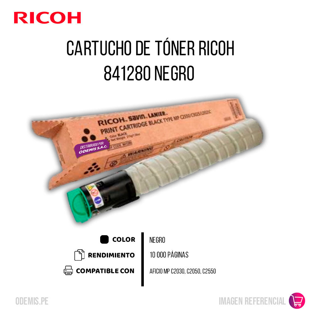 Toner Ricoh 841280 Black 10K Pág. C2030 Original