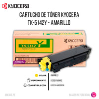 Toner Kyocera Tk-5142Y yellow 5K Pág. M6030cdn Original