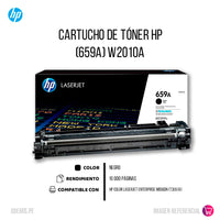 Toner Hp 659A Negro W2010A 16K Pág. M856dn Original