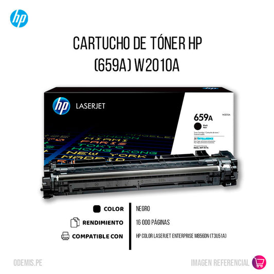 Toner Hp 659A Negro W2010A 16K Pág. M856dn Original