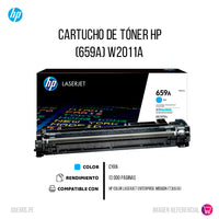 Toner Hp 659A Cyan W2011A 13K Pág. M856dn Original