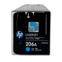 Toner Hp 206A Cyan W2111A 1250 Pág. M255, M282 Original