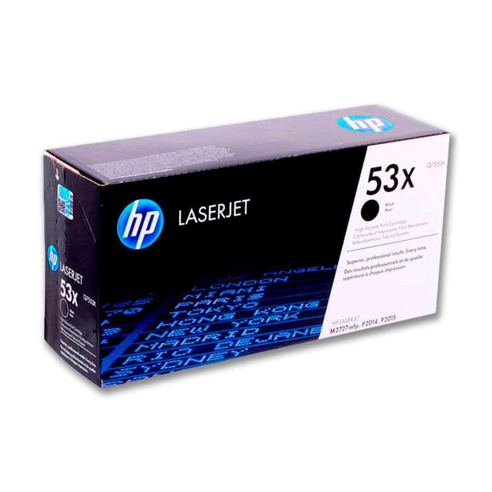 Toner Hp 53X Negro Q7553X 7K Pág. M2727 Original