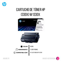 Tóner Hp 330X Negro W1330X 15K Pág. 408DN Original