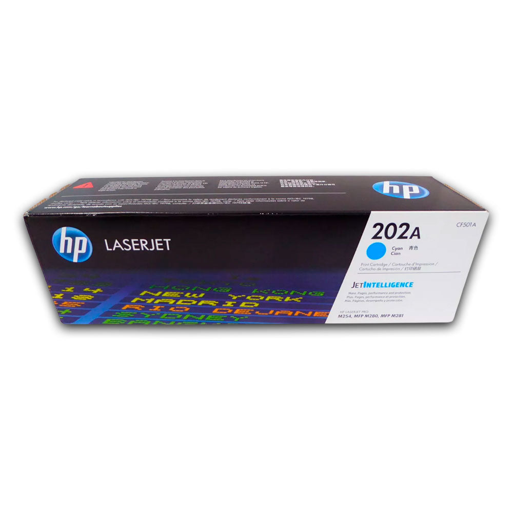Toner Hp Cf501A (202A) Cyan Lj Pro M254 1.3 Kpgs
