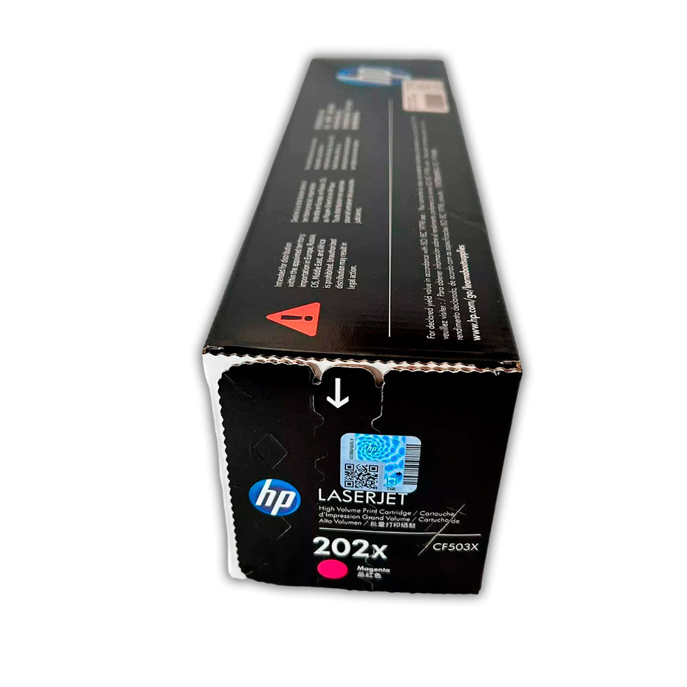 Toner Hp 202X Magenta Cf503X 2,500 Pág. M254 Original