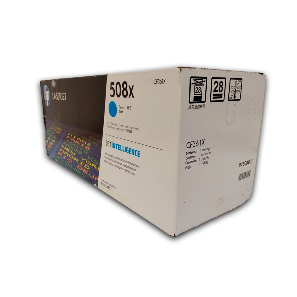 Toner Hp 508X Cyan Cf361X 9,500 Pág. M577dn Original