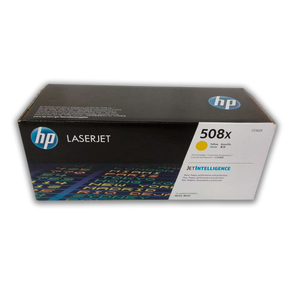 Toner Hp 508X Yellow Cf362X 9.500 Pág. M577dn Original