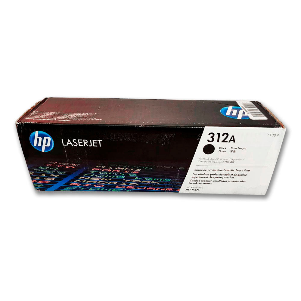 Toner Hp 312A Negro Cf380A 2,400 Pág. M476nw Original
