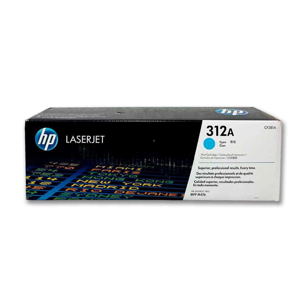 Toner Hp 312A Cyan Cf381A 2,700 Pág. M476nw Original