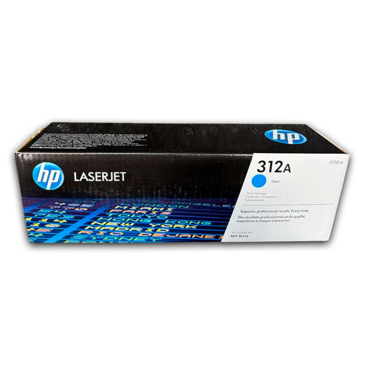 Toner Hp 312A Cyan Cf381A 2,700 Pág. M476nw Original
