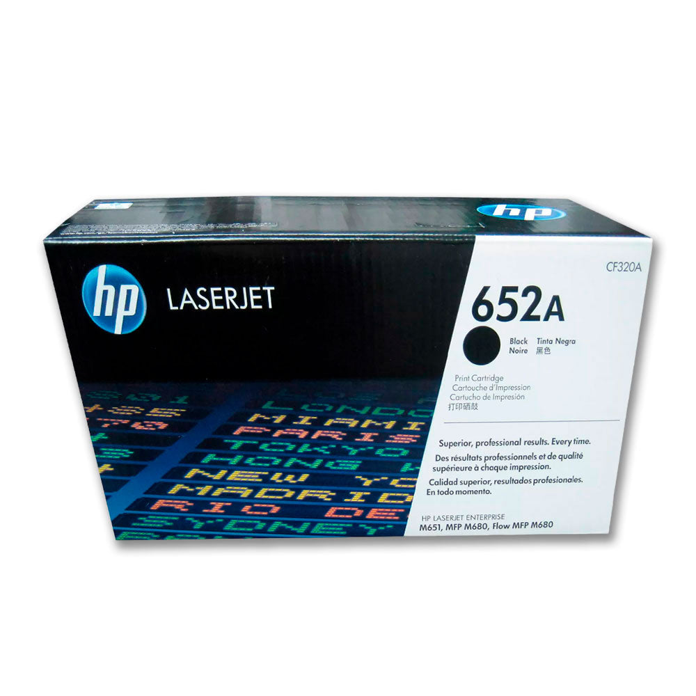 Toner Hp 652A Negro Cf320A 11,5K Pág. M651n Original