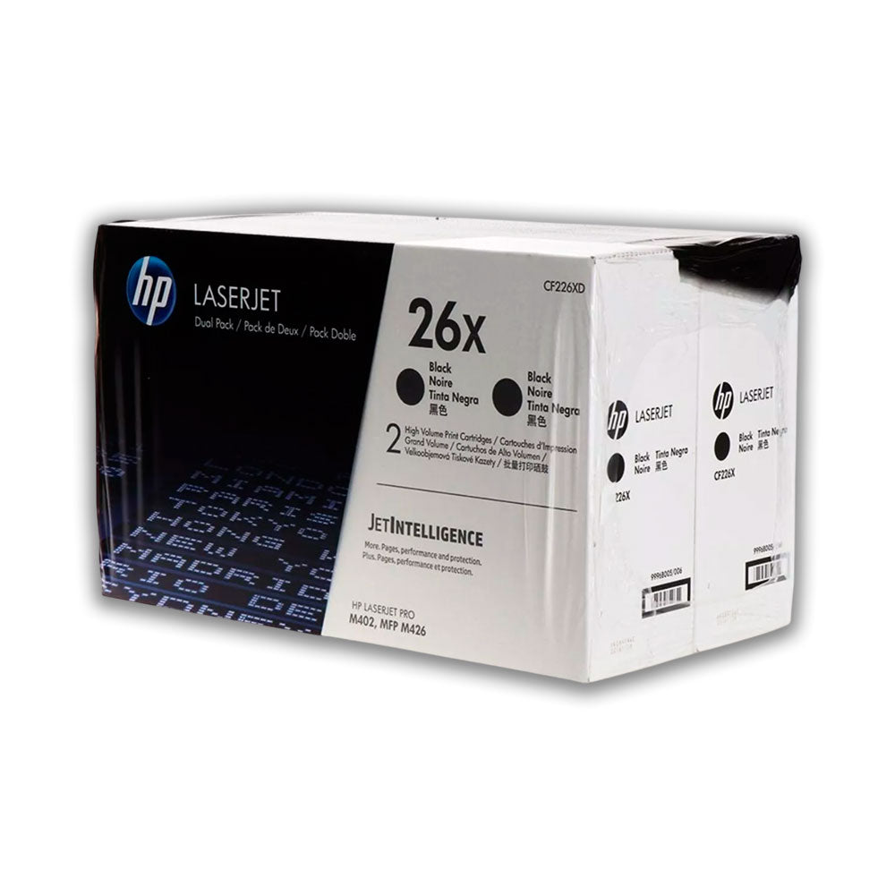 Toner Hp 26X Negro Cf226Xd 9K Pág. M402dn Original