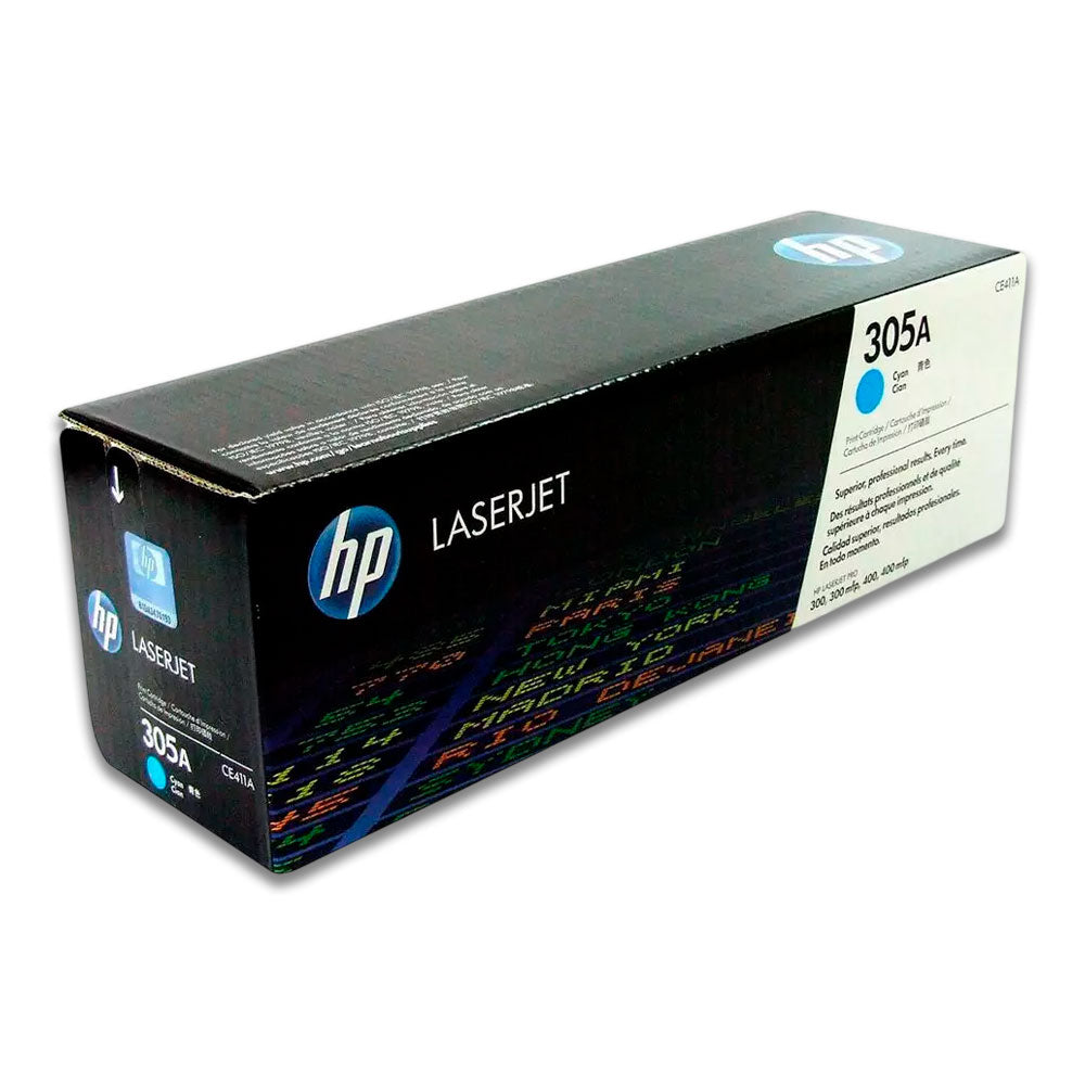 Toner Hp 305A Cyan Ce411A 2,600 Pág. M351A Original