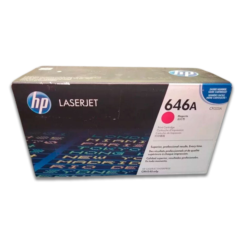 Toner Hp 646A Magenta Cf033A 12,5K Pág. CM4540 Original