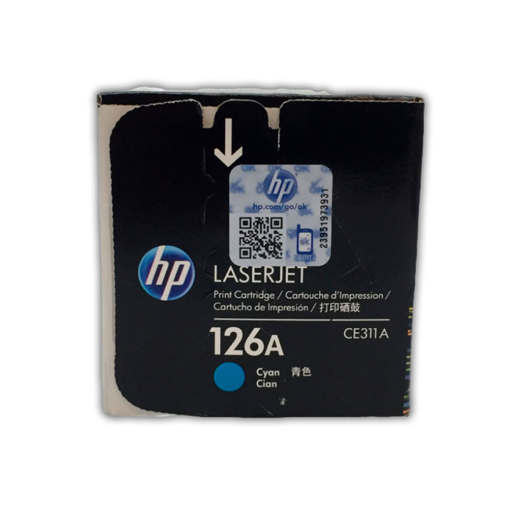 Toner Hp 126A Cyan Ce311A 1K Pág. CP1020 Original