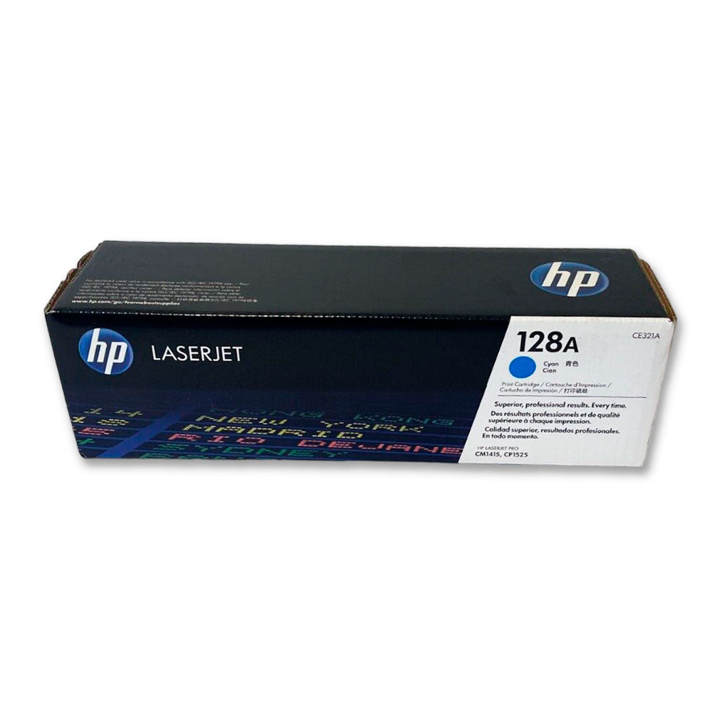 Toner Hp 128A Cyan Ce321A 1,3K Pág. CM1410 Original