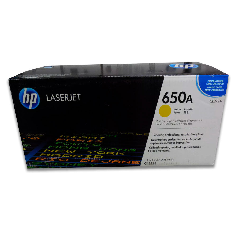 Toner Hp 650A Yellow Ce272A 15K Pág. M750n Original