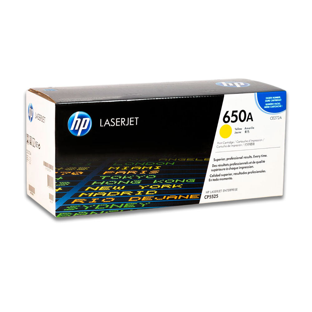 Toner Hp 650A Yellow Ce272A 15K Pág. M750n Original