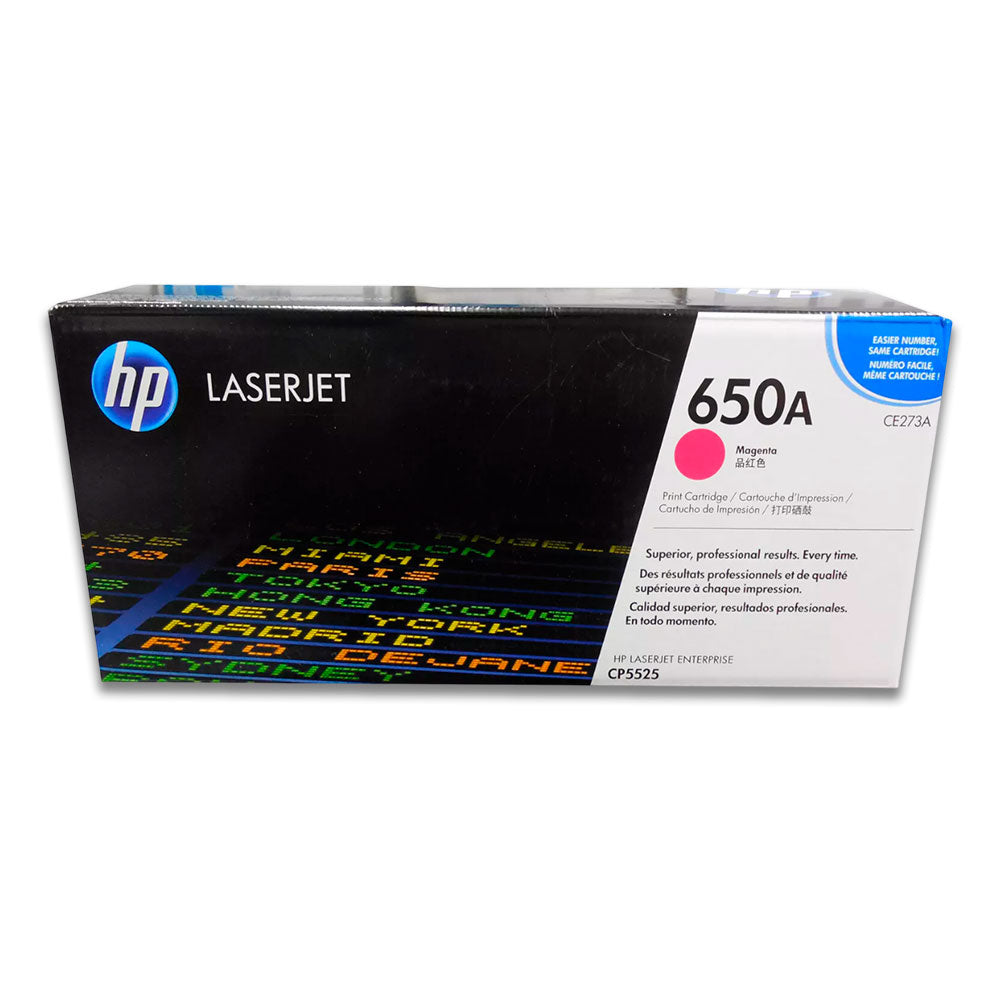 Toner Hp 650A Magenta Ce273A 15K Pág. M750n Original