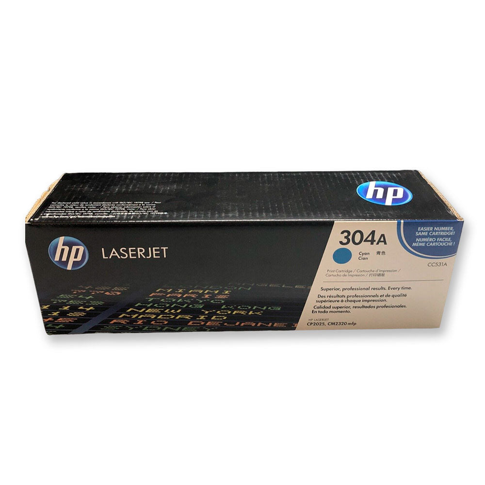 Toner Hp 304A Cyan Cc531A 2,8K Pág. CP2025 Original