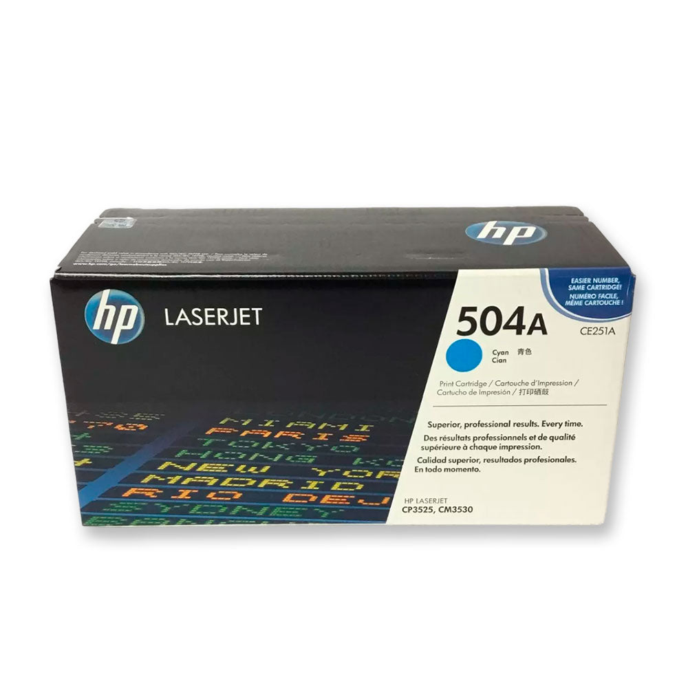 Toner Hp 504A Cyan Ce251A 7K Pág. CM3530 Original