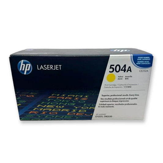 Toner Hp 504A Yellow Ce252A 7K Pág. CM3530 Original
