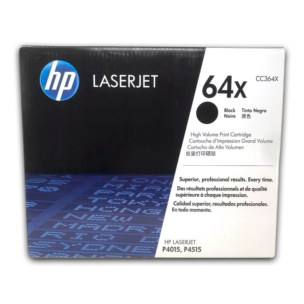 Toner Hp 64X Negro Cc364X 24K Pág. P4014dn Original
