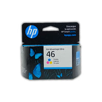 Tinta Hp 46 Color Cz638Al 750 Pág. 2529 Original