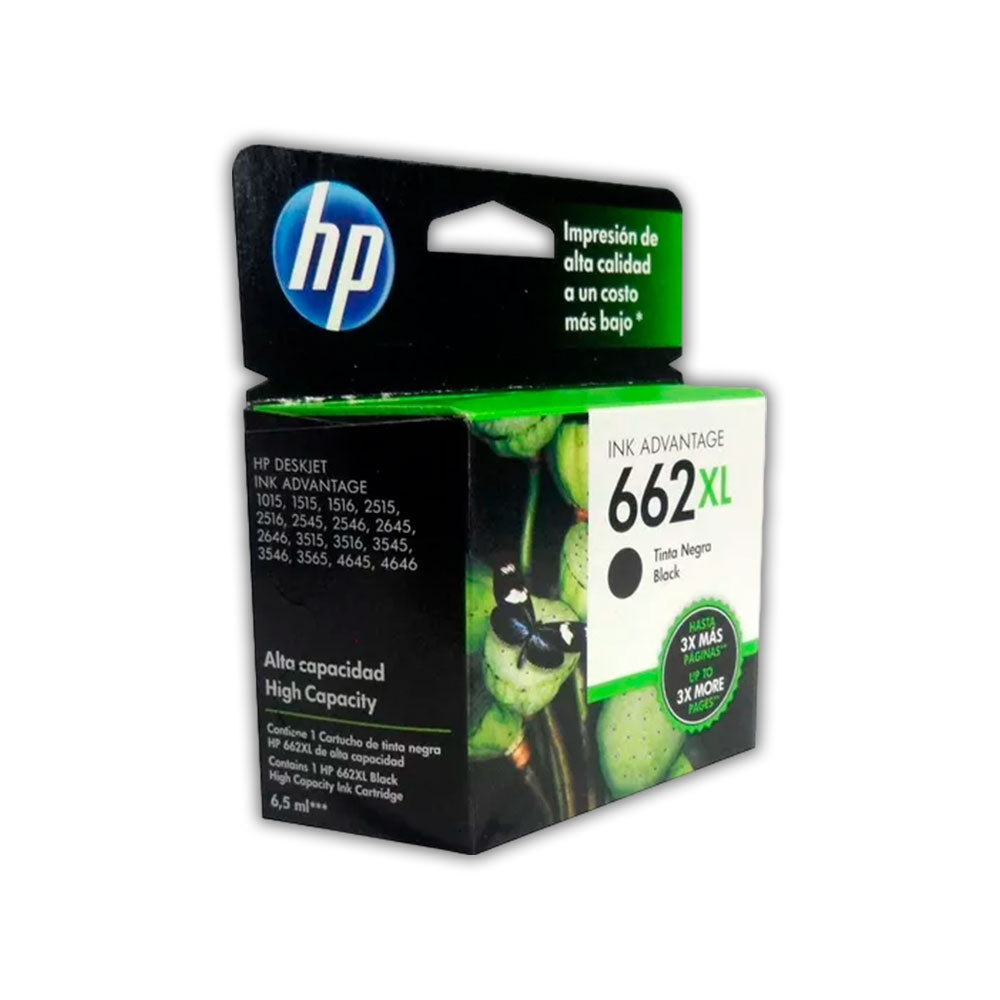Tinta Hp 662Xl Negro Cz105Al 360 Pág. 1015 Original