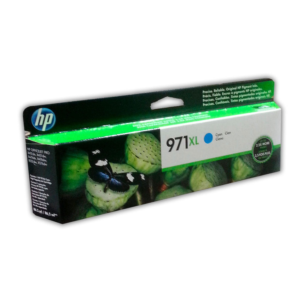 Tinta Hp 971Xl Cyan Cn626Am 6600 Pág. X451 Original