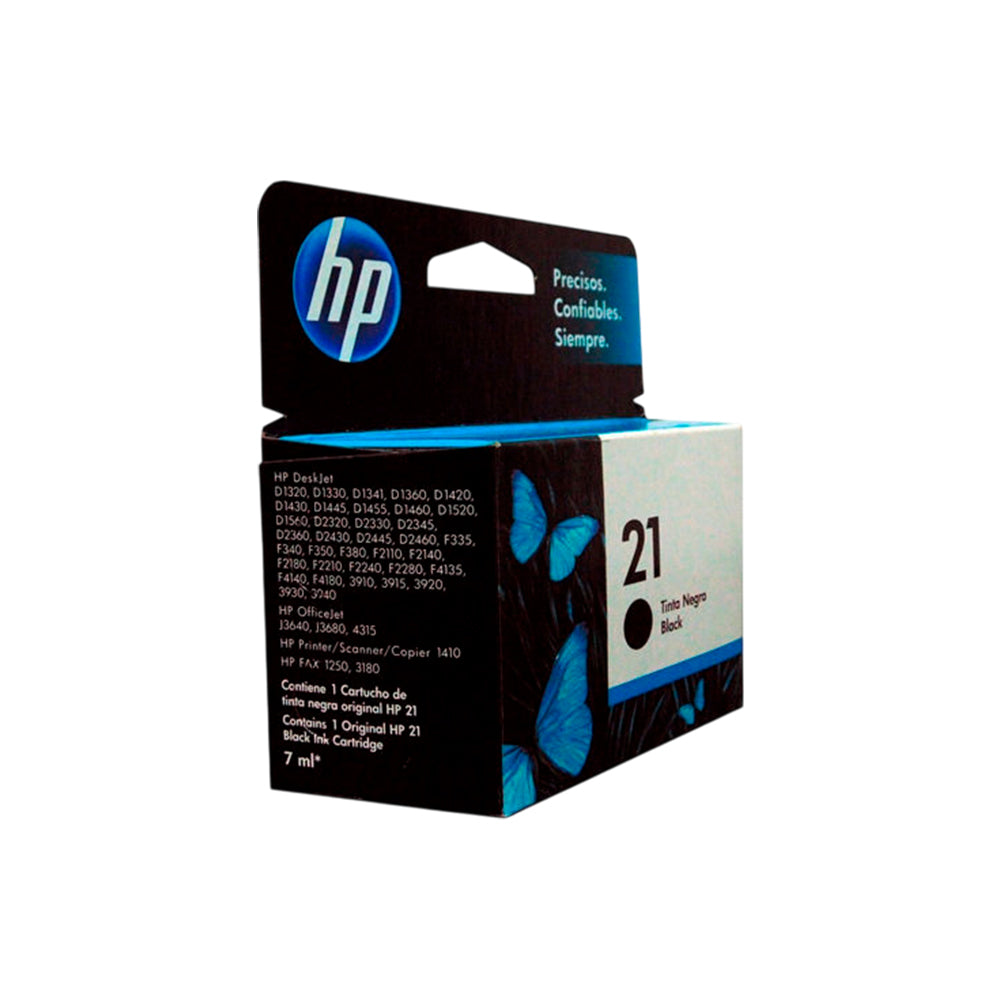 Tinta Hp 21 Negro C9351Al 190 Pág. 3910 Original